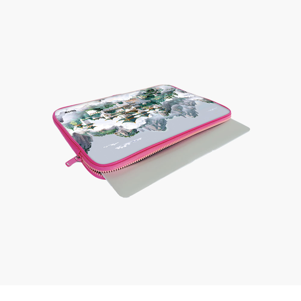 "CELESTIAL PAGODA" -Laptop Sleeves:Bold Modern Design for Every Size