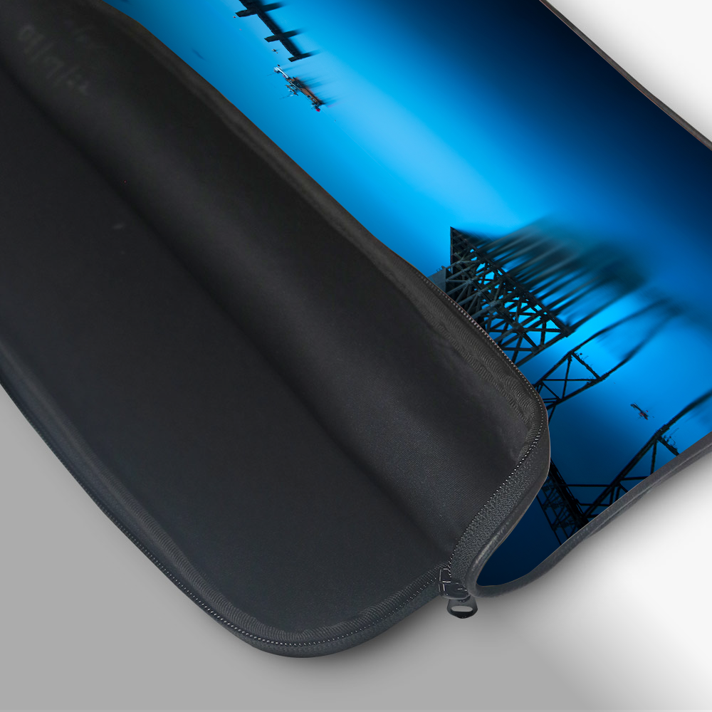 "THE BLUE HOUR" -Laptop Sleeves:Bold Modern Design for Every Size