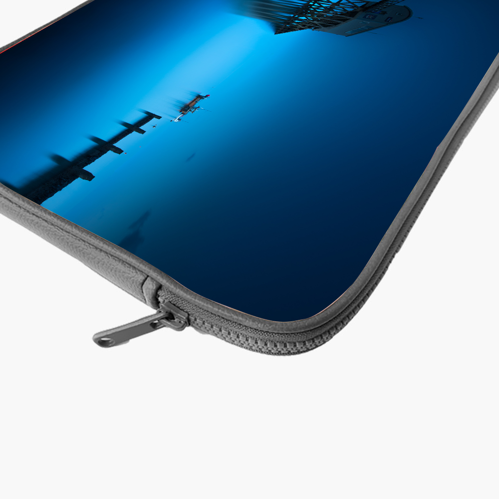 "THE BLUE HOUR" -Laptop Sleeves:Bold Modern Design for Every Size