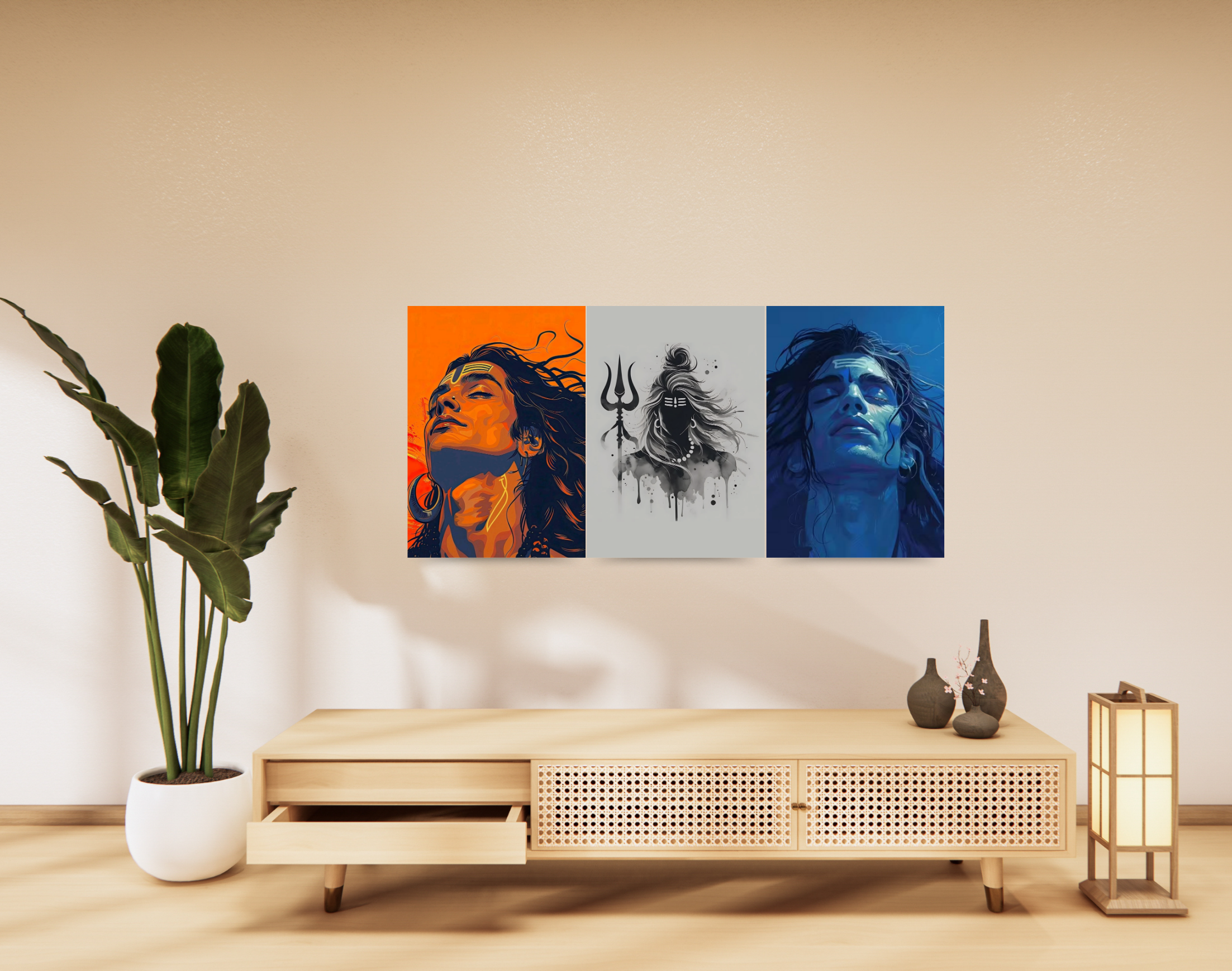 "SHIV ILLUSTRATION SERIES"- Shiny & Sturdy Metallic Poster Art That Pops & Sticks