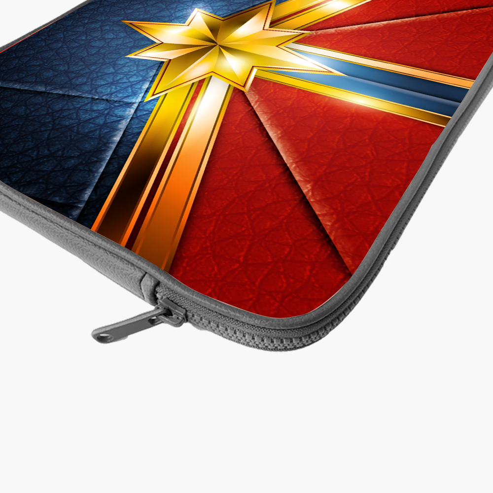 "CAPTAIN MARVEL" -Laptop Sleeves:Bold Modern Design for Every Size