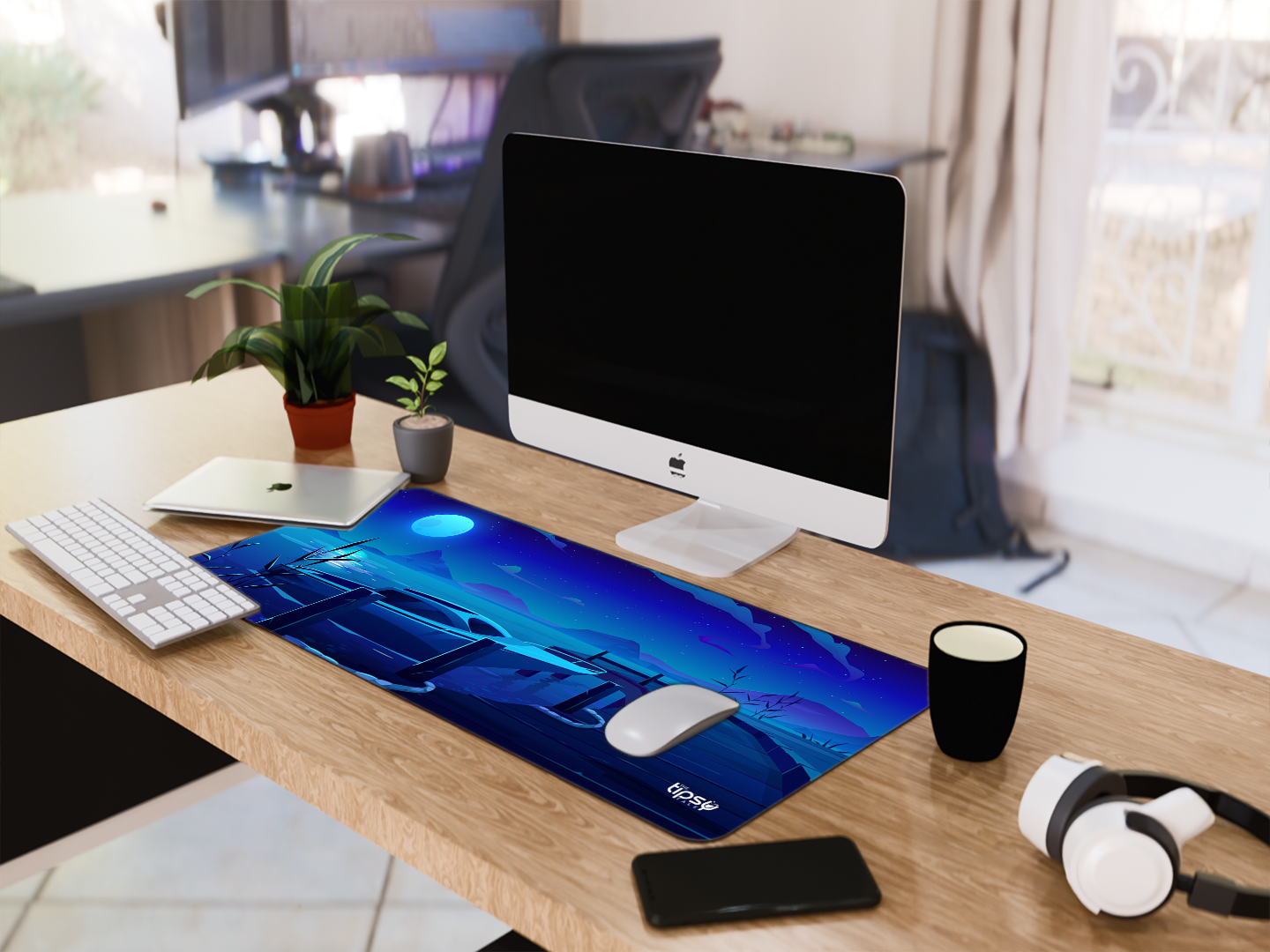 "IN THE DARK- BOAT VERSION" Gaming Mousepad Elevate Your Gaming Experience