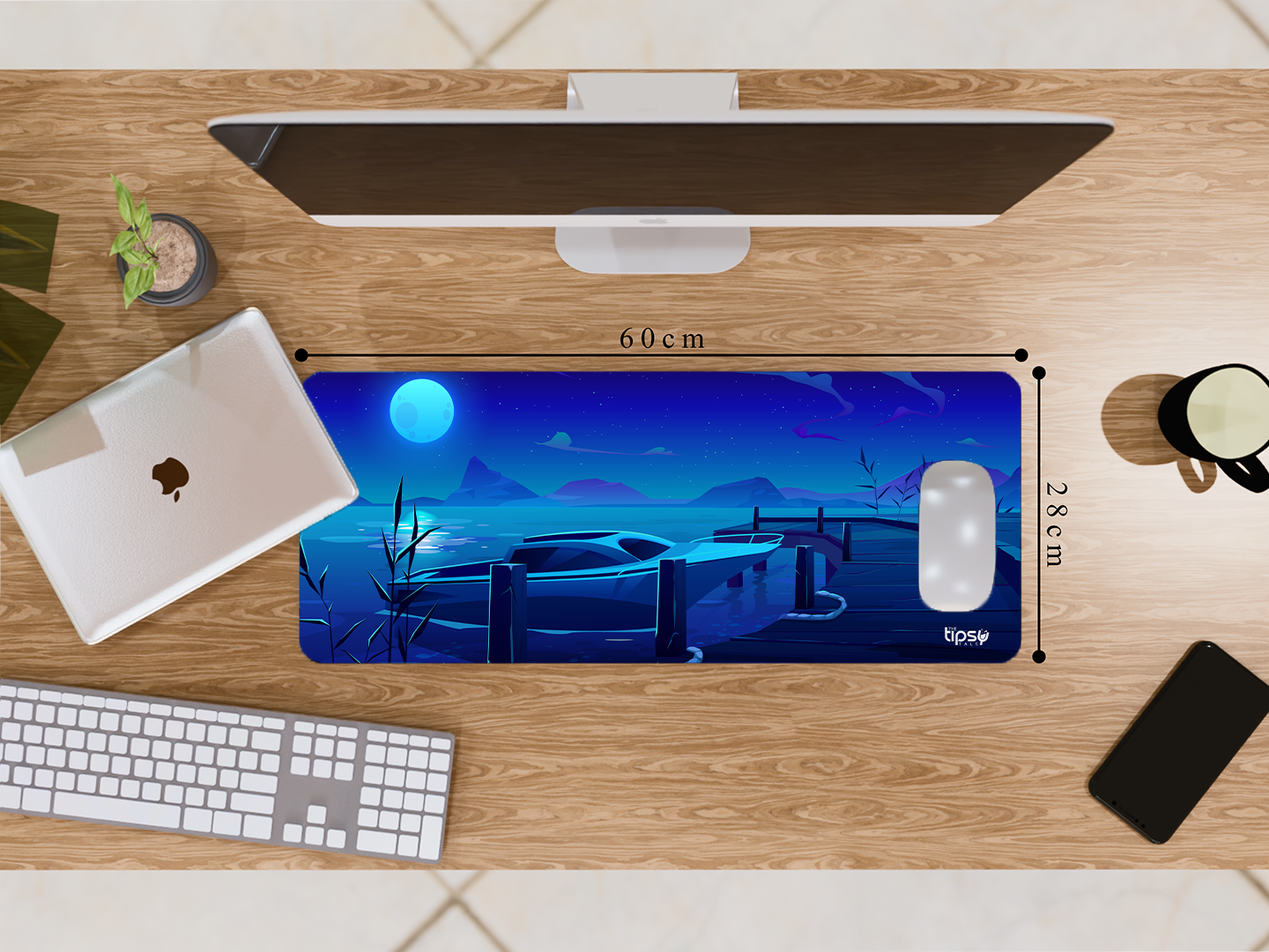 "IN THE DARK- BOAT VERSION" Gaming Mousepad Elevate Your Gaming Experience