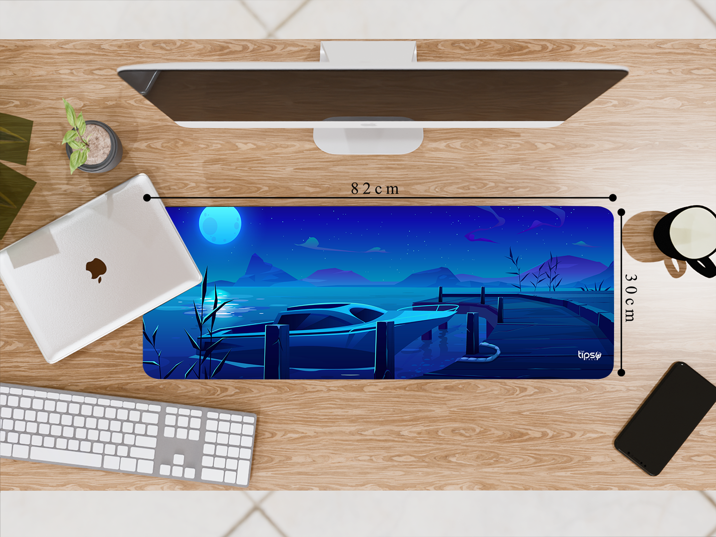 "IN THE DARK- BOAT VERSION" Gaming Mousepad Elevate Your Gaming Experience