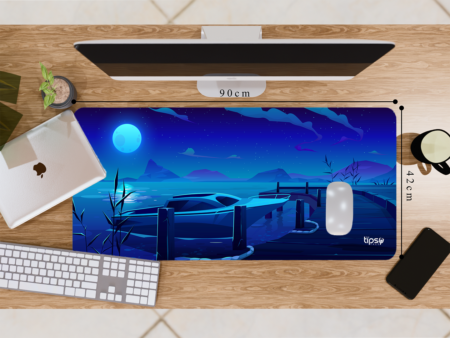 "IN THE DARK- BOAT VERSION" Gaming Mousepad Elevate Your Gaming Experience