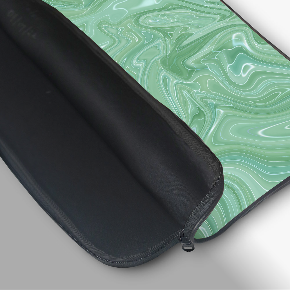 "VERDANT FLOW" -Laptop Sleeves:Bold Modern Design for Every Size