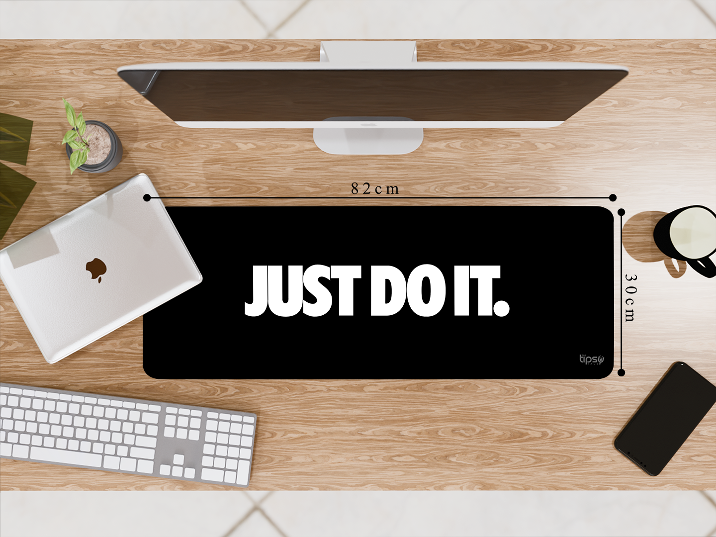 "Just Do It" Gaming Mousepad Elevate Your Gaming Experience