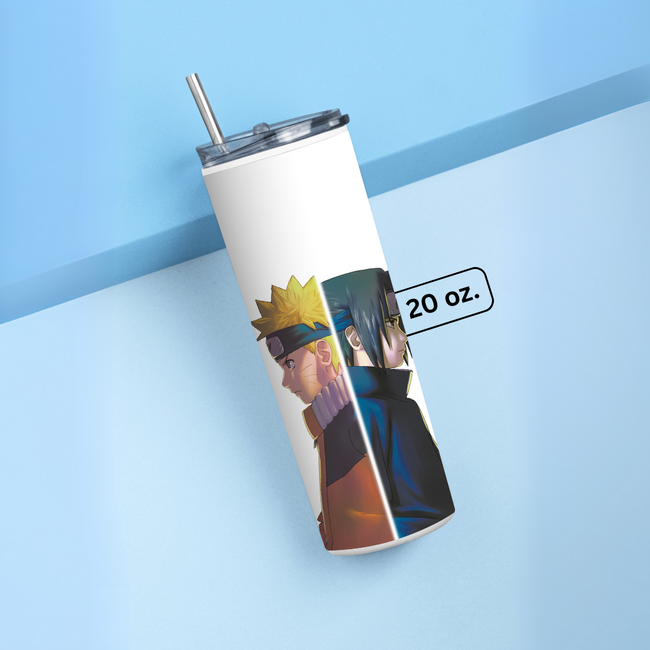 "NARUTO ULTIMATE COMBO" Tumbler with Metal Straw
