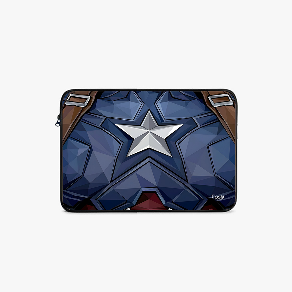 "CAPTAIN AMERICA'S SUIT" -Laptop Sleeves:Bold Modern Design for Every Size