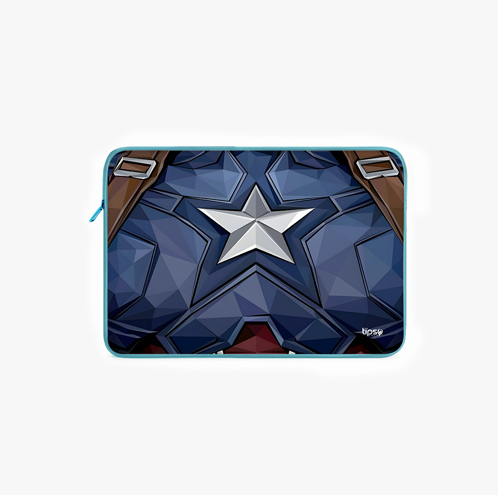 "CAPTAIN AMERICA'S SUIT" -Laptop Sleeves:Bold Modern Design for Every Size