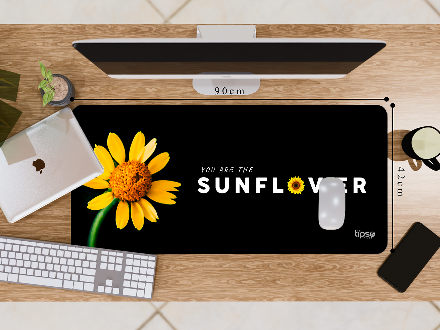 "You are the Sunflower" Gaming Mousepad Elevate Your Gaming Experience
