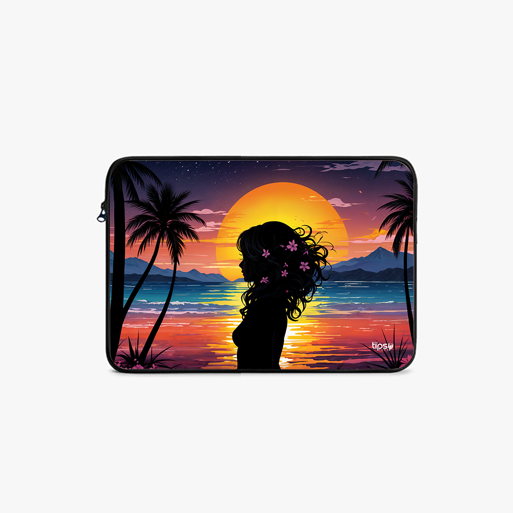 "WOMAN SHILHOUETTE " -Laptop Sleeves:Bold Modern Design for Every Size