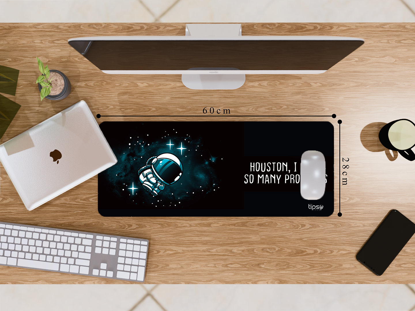 "Baby Astronaut" Gaming Mousepad Elevate Your Gaming Experience