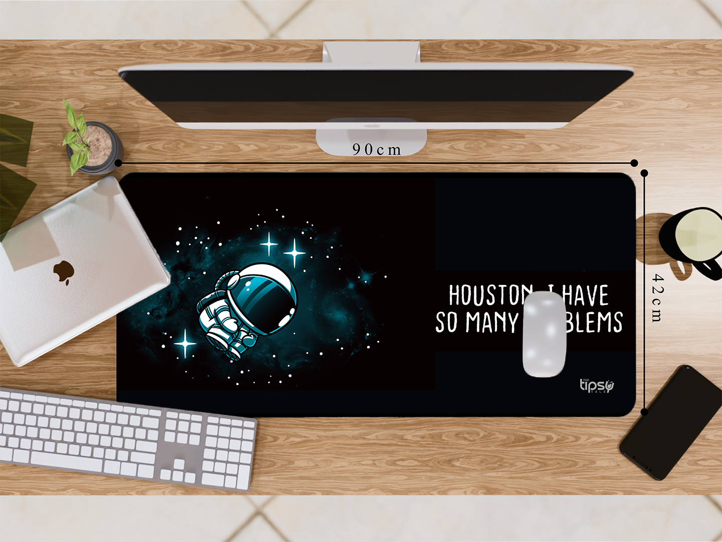 "Baby Astronaut" Gaming Mousepad Elevate Your Gaming Experience
