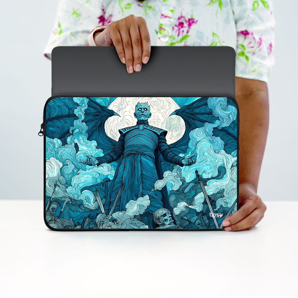 " THE NIGHT KING - GOT" -Laptop Sleeves:Bold Modern Design for Every Size
