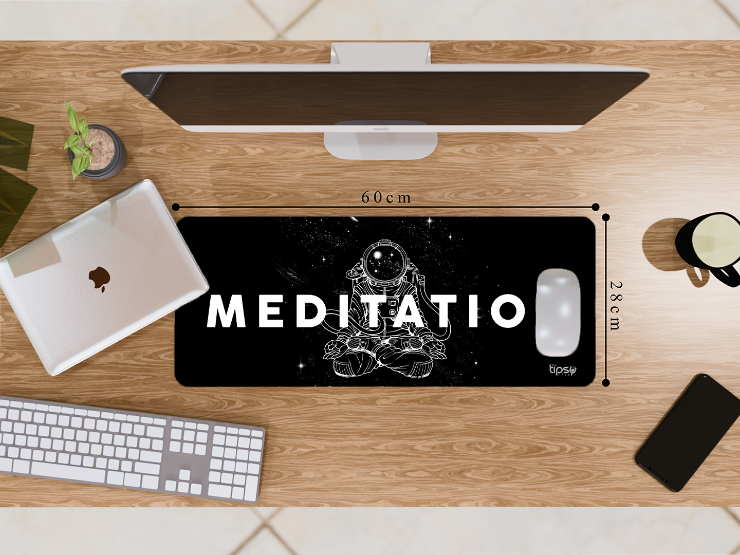 "Astronaut meditation" Gaming Mousepad Elevate Your Gaming Experience