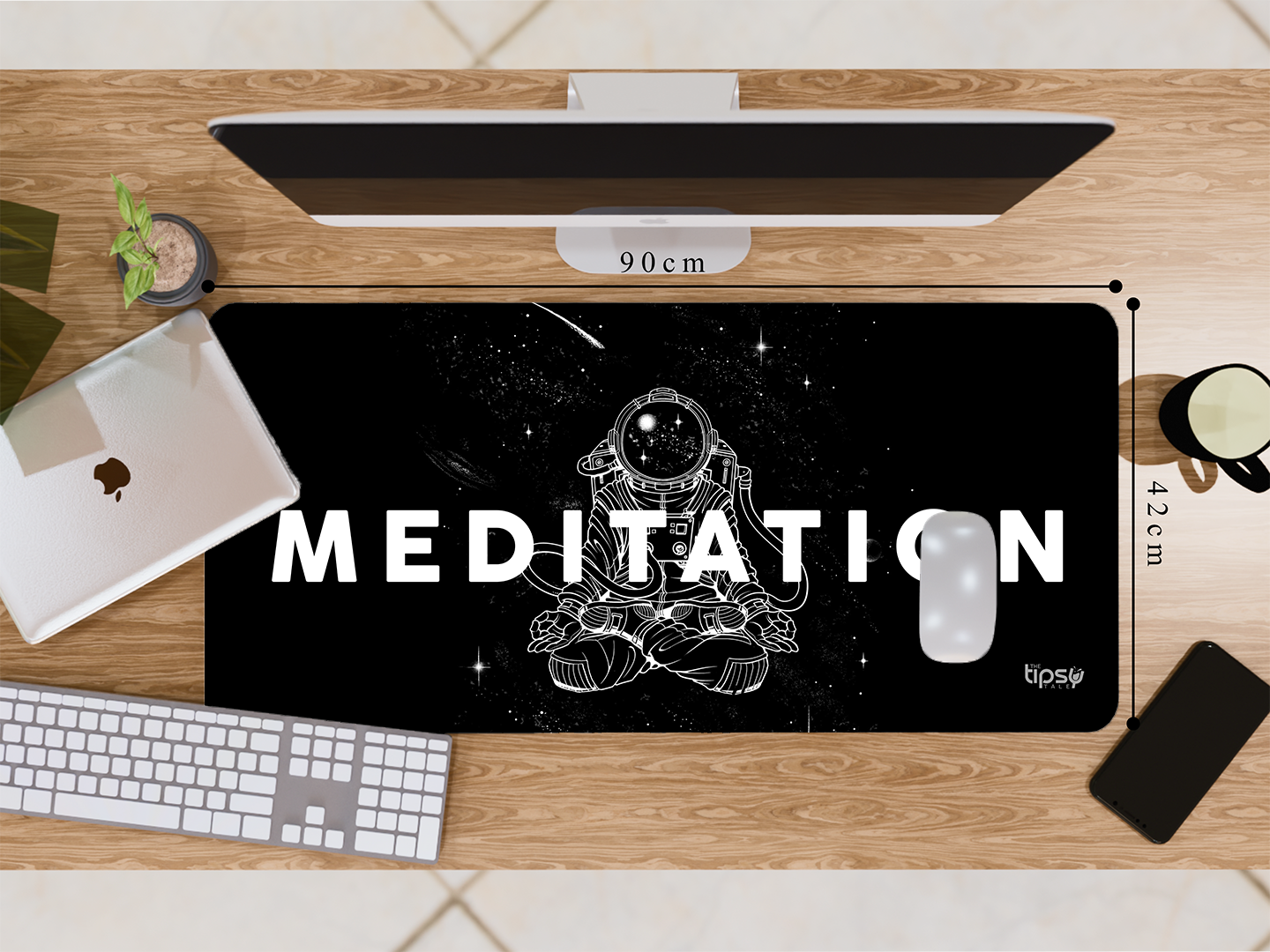 "Astronaut meditation" Gaming Mousepad Elevate Your Gaming Experience