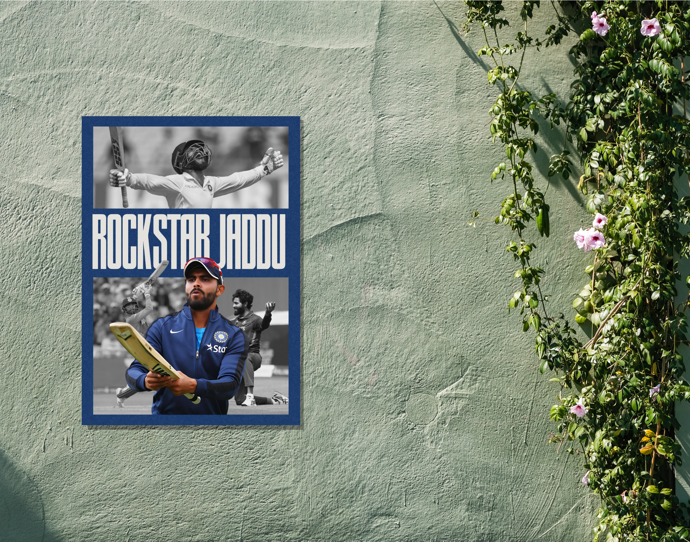 "Jaddu The Rockstar"- Shiny & Sturdy Metallic Poster Art That Pops & Sticks