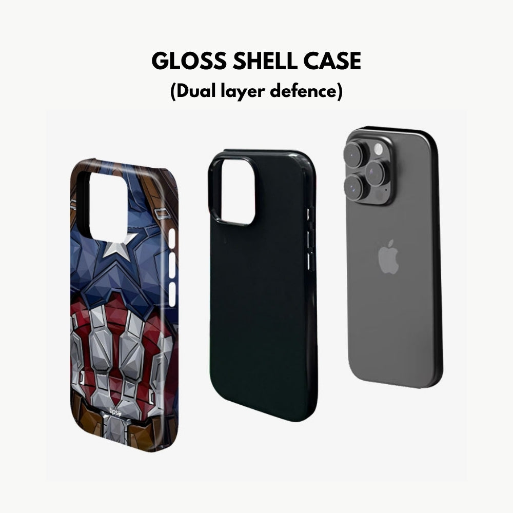 "Captain America" -Mobile Covers Shock Resistant, Slim & Stylish Cases