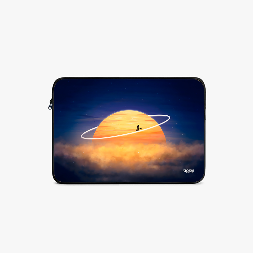 "CYCLE THE UNIVERSE" -Laptop Sleeves:Bold Modern Design for Every Size
