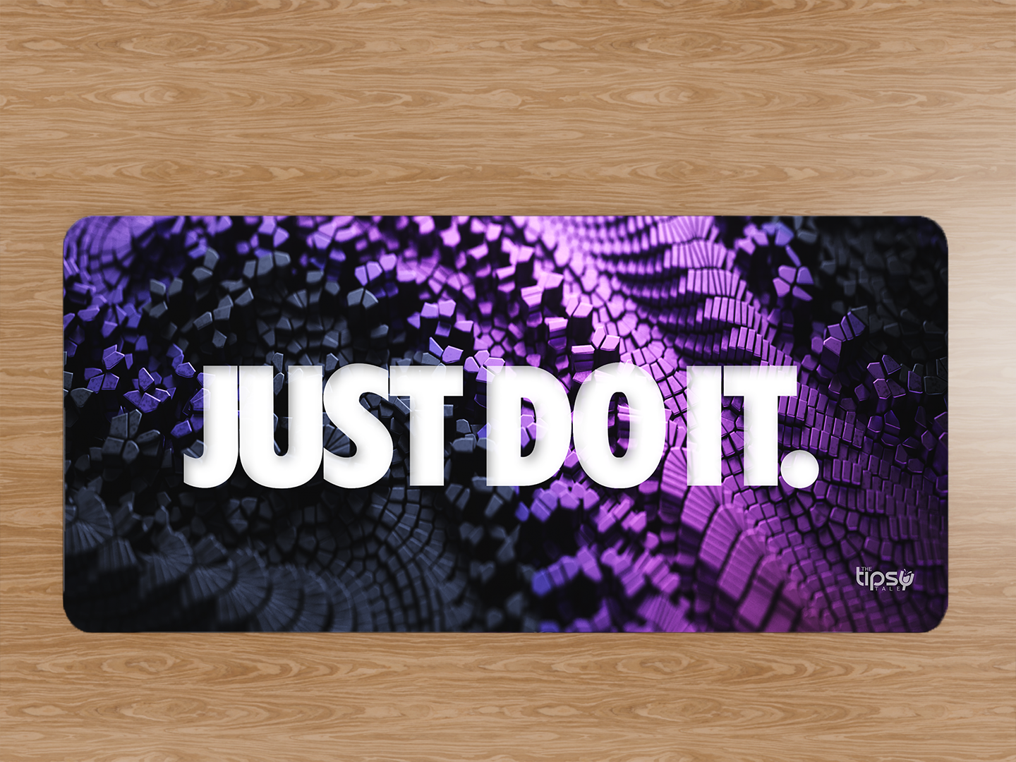 "Just Do It abstract" Gaming Mousepad Elevate Your Gaming Experience