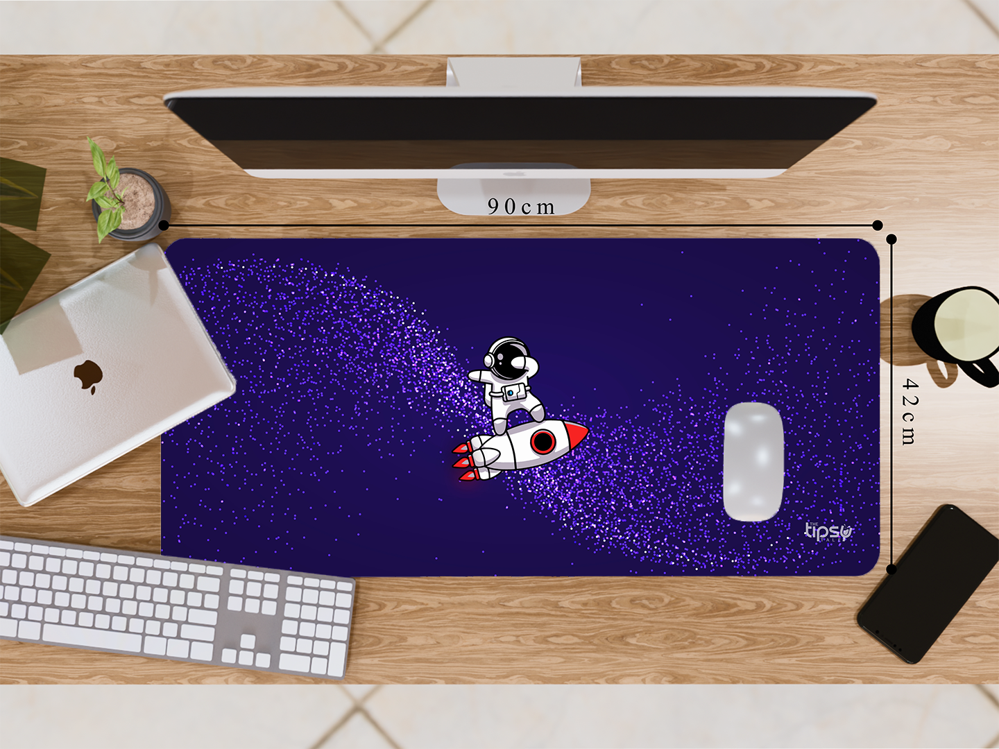 "Dapping Astronaut" Gaming Mousepad Elevate Your Gaming Experience