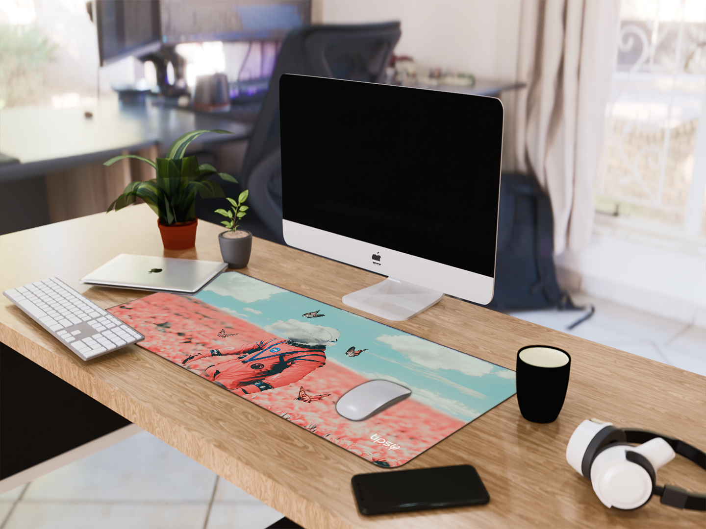 "Fictional Astronaut" Gaming Mousepad Elevate Your Gaming Experience