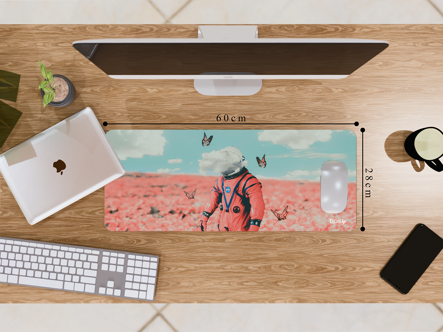 "Fictional Astronaut" Gaming Mousepad Elevate Your Gaming Experience