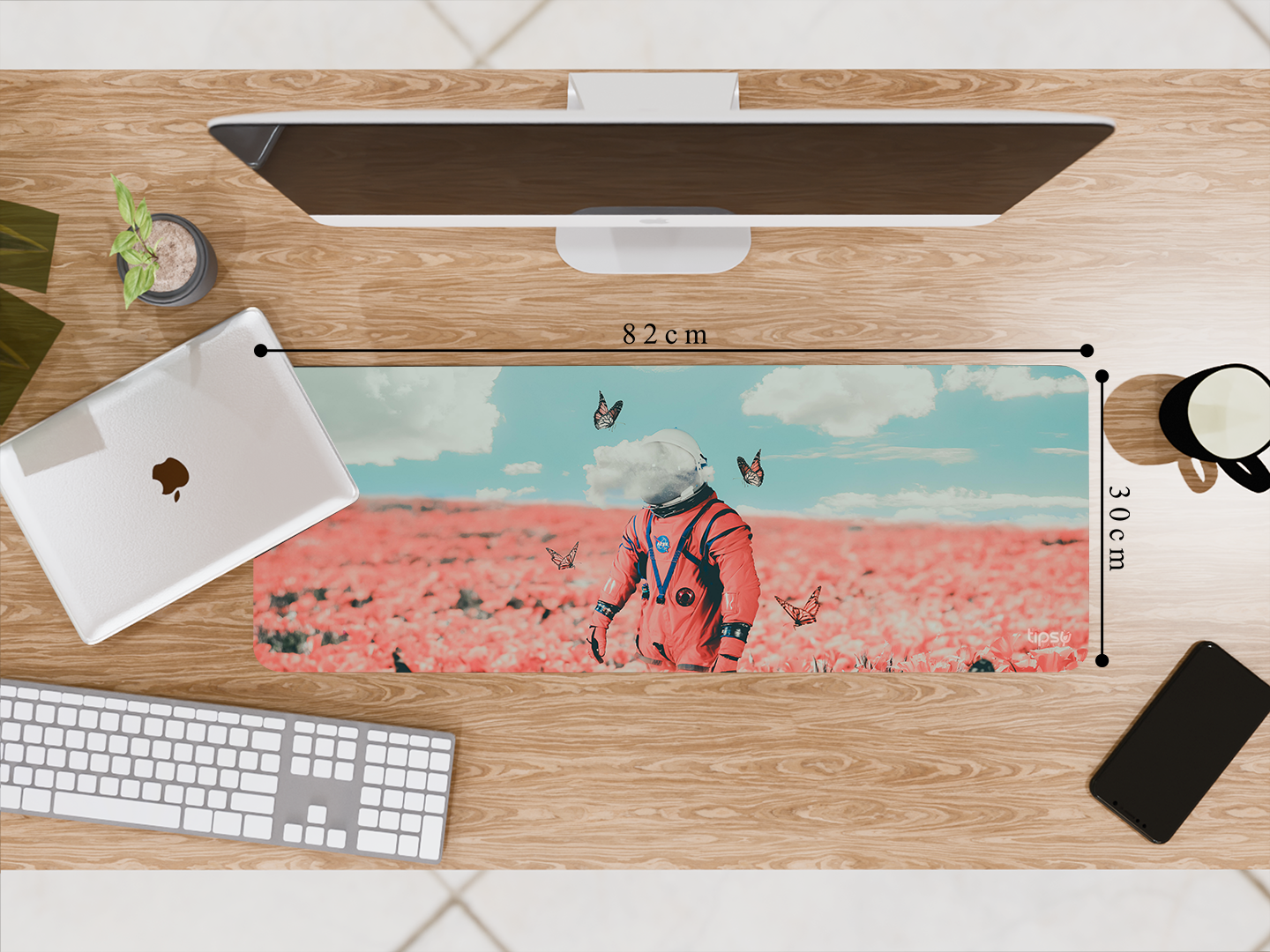 "Fictional Astronaut" Gaming Mousepad Elevate Your Gaming Experience