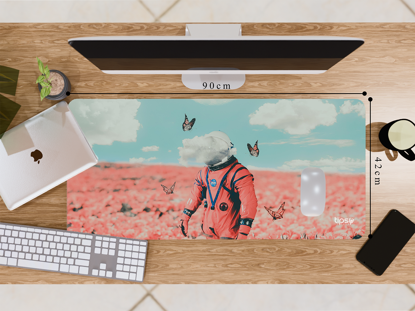 "Fictional Astronaut" Gaming Mousepad Elevate Your Gaming Experience
