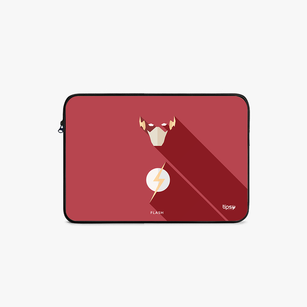 "FLASH - DC JL" -Laptop Sleeves:Bold Modern Design for Every Size