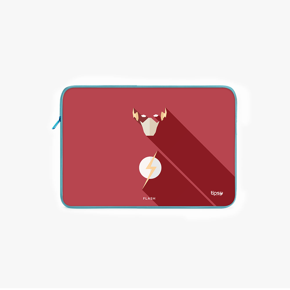 "FLASH - DC JL" -Laptop Sleeves:Bold Modern Design for Every Size
