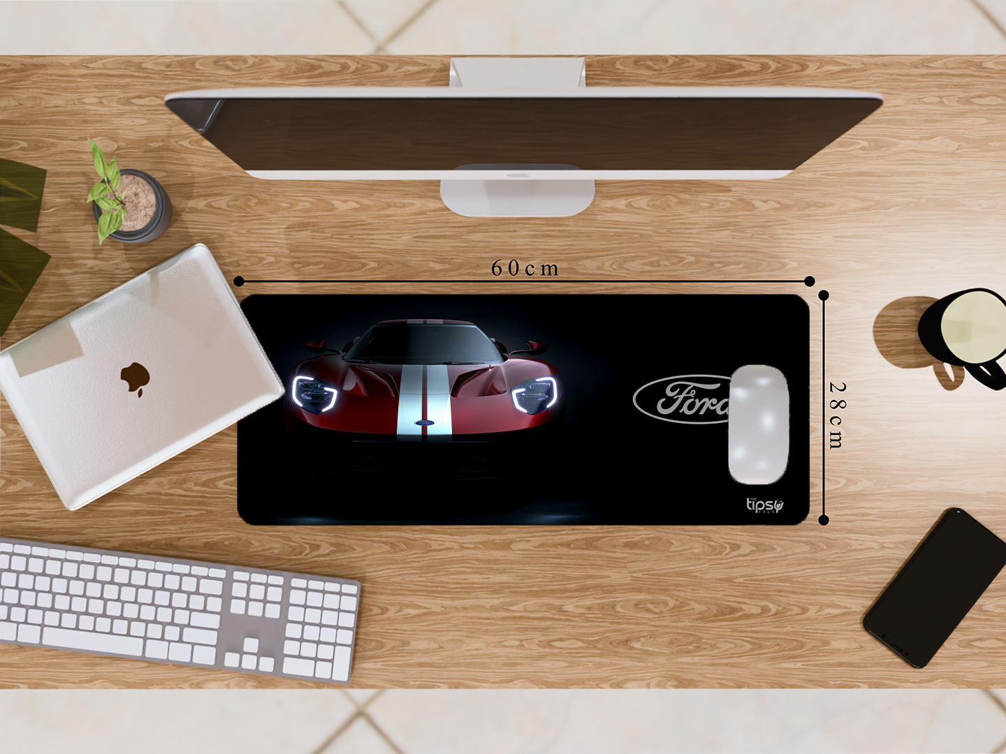 "Ford GT" Gaming Mousepad Elevate Your Gaming Experience