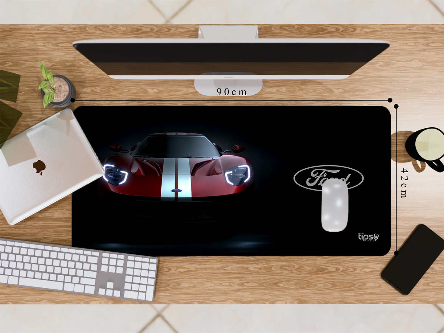 "Ford GT" Gaming Mousepad Elevate Your Gaming Experience