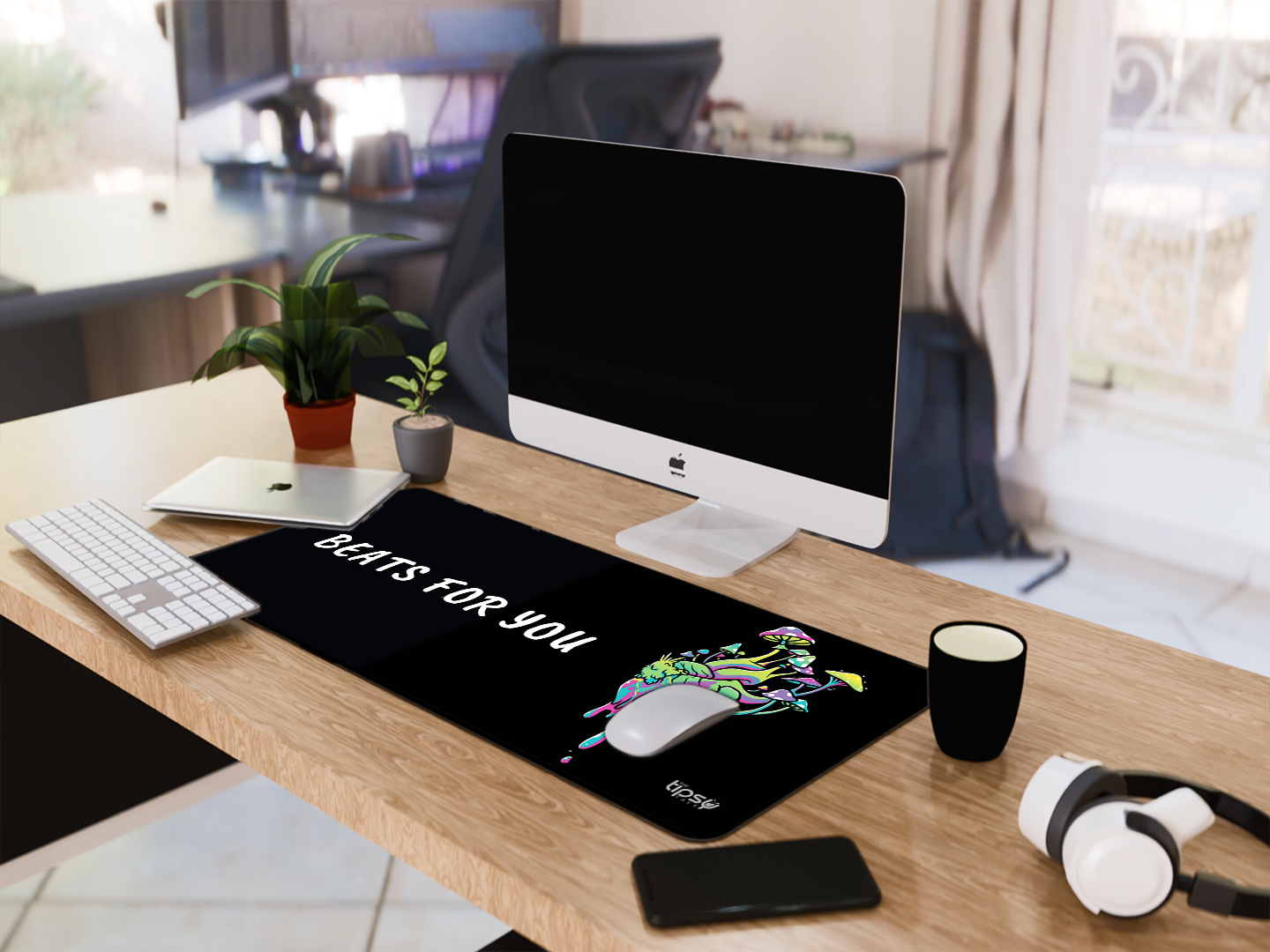 "Nature Heart Beats for you" Gaming Mousepad Elevate Your Gaming Experience