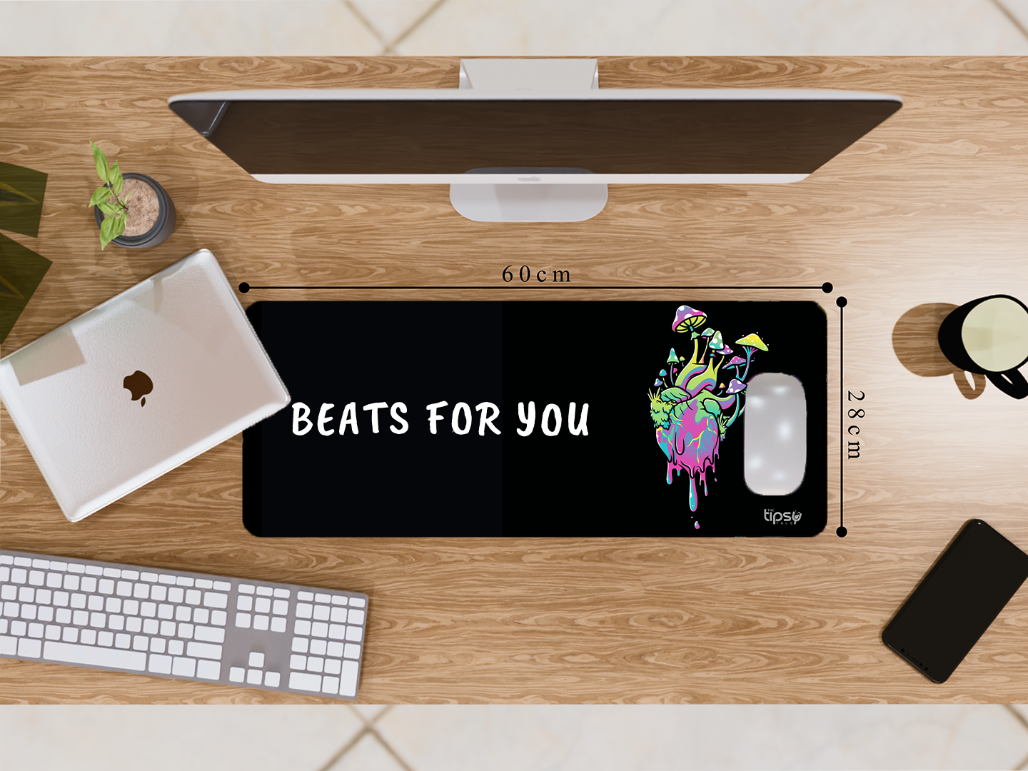 "Nature Heart Beats for you" Gaming Mousepad Elevate Your Gaming Experience