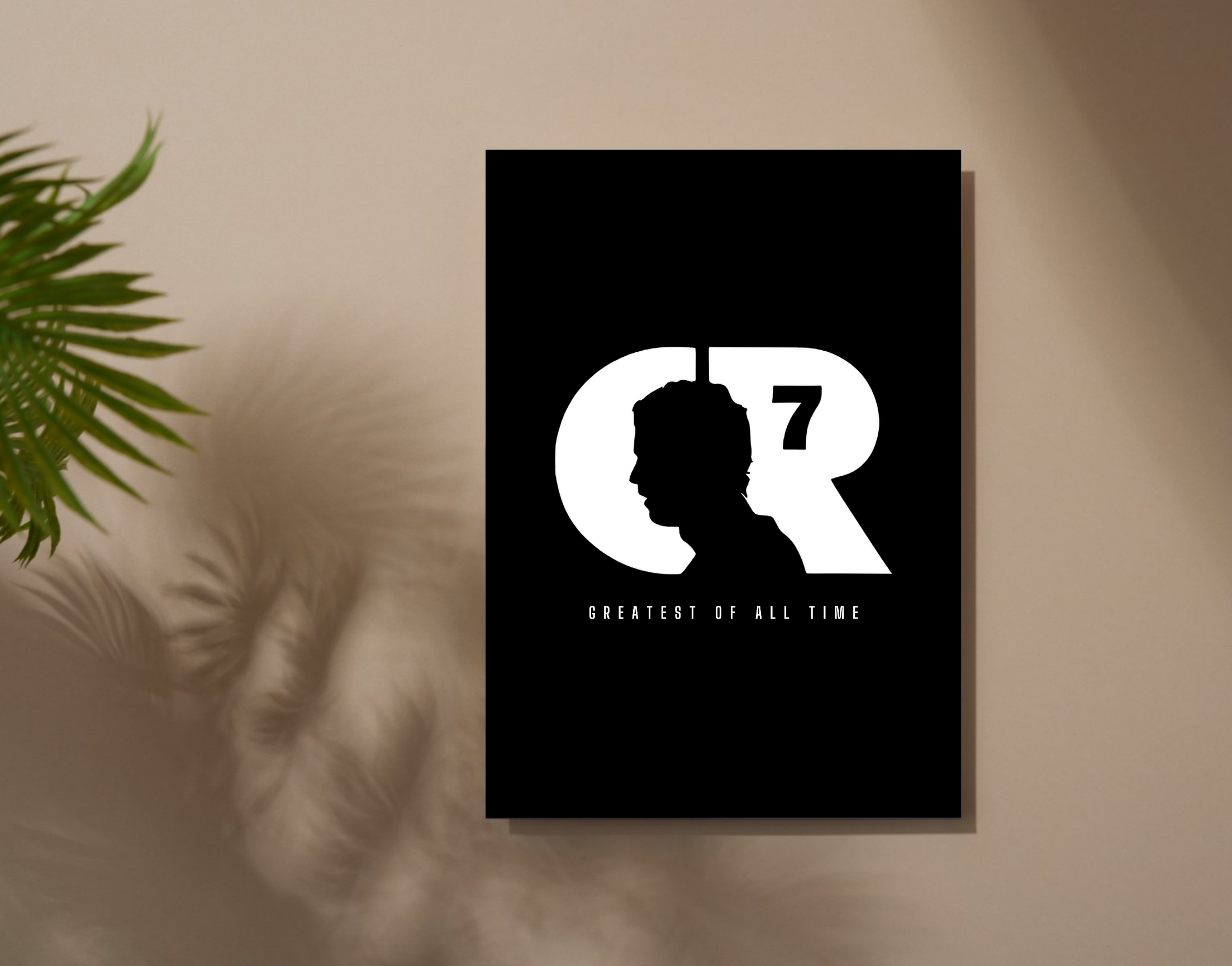 "Cristiano Ronaldo:CR7"- Shiny & Sturdy Metallic Poster Art That Pops & Sticks
