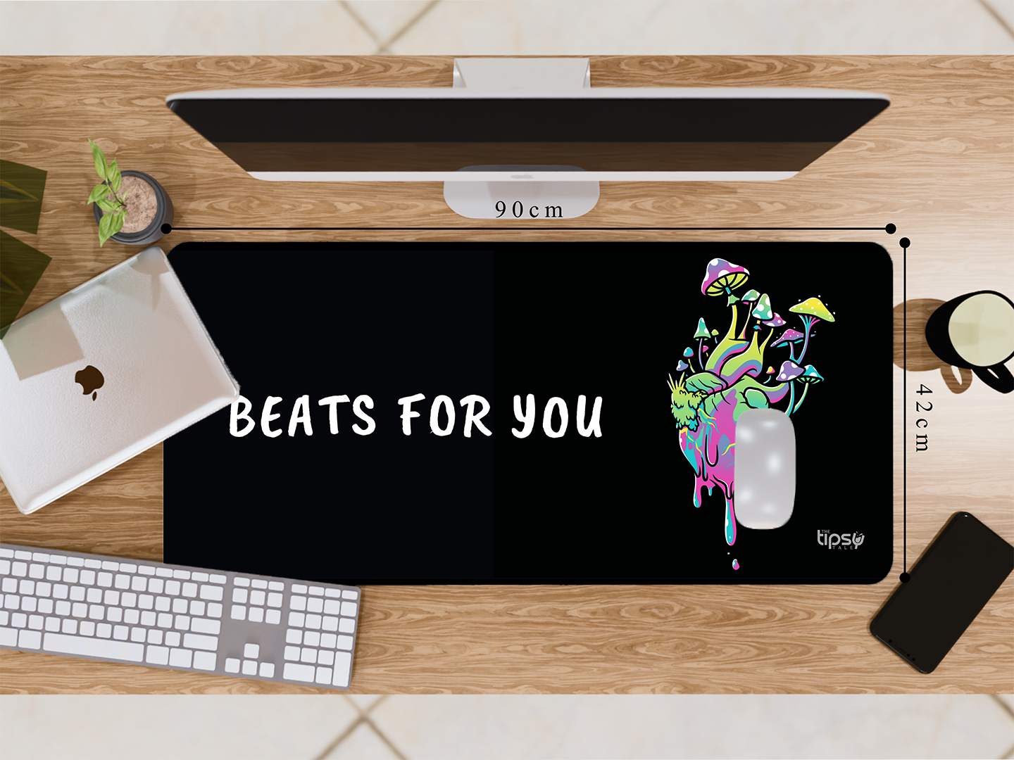 "Nature Heart Beats for you" Gaming Mousepad Elevate Your Gaming Experience
