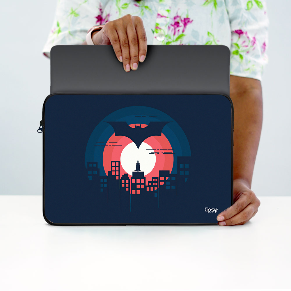 "BATMAN FROM BAT CAVE" -Laptop Sleeves:Bold Modern Design for Every Size