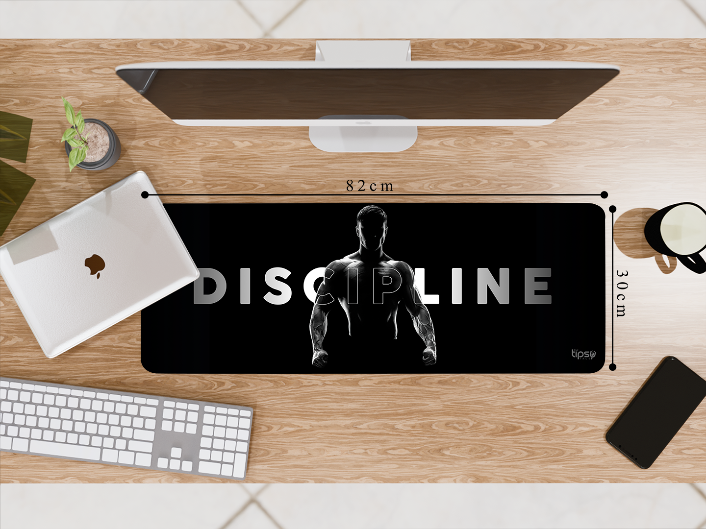 "Discipline" Gaming Mousepad Elevate Your Gaming Experience