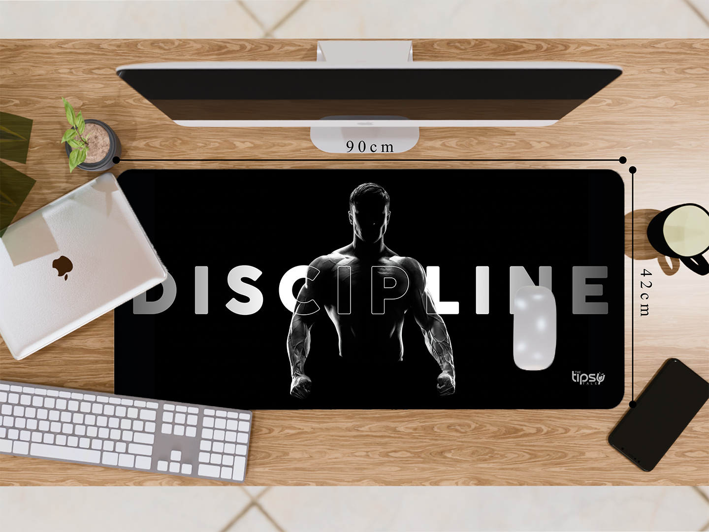 "Discipline" Gaming Mousepad Elevate Your Gaming Experience