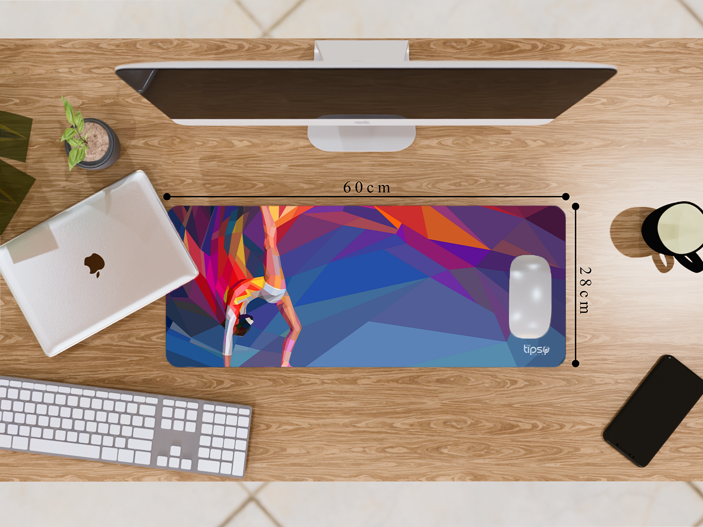 "Dancer Abstract" Gaming Mousepad Elevate Your Gaming Experience
