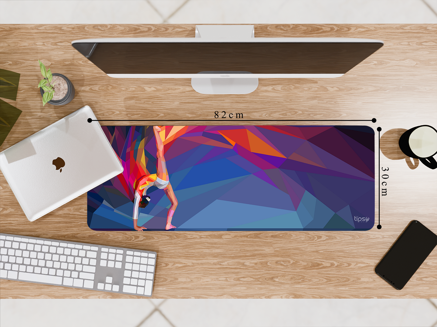 "Dancer Abstract" Gaming Mousepad Elevate Your Gaming Experience