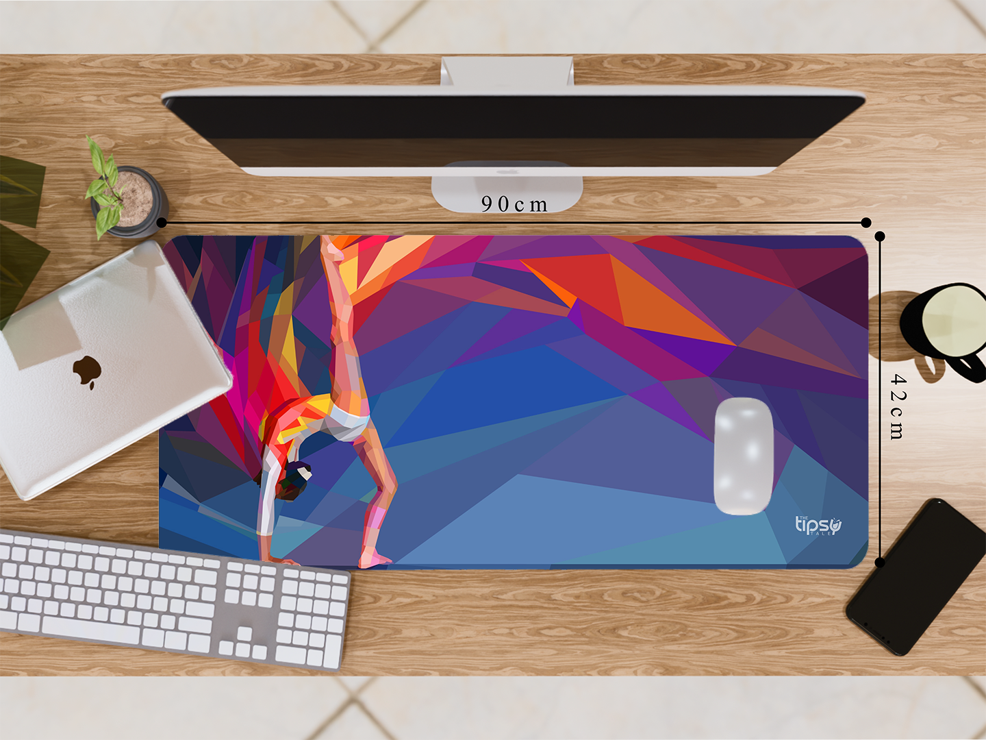 "Dancer Abstract" Gaming Mousepad Elevate Your Gaming Experience