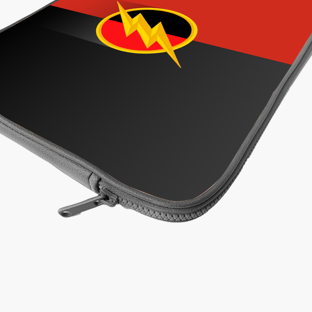 "FLASH - THE SYMBOL" -Laptop Sleeves:Bold Modern Design for Every Size