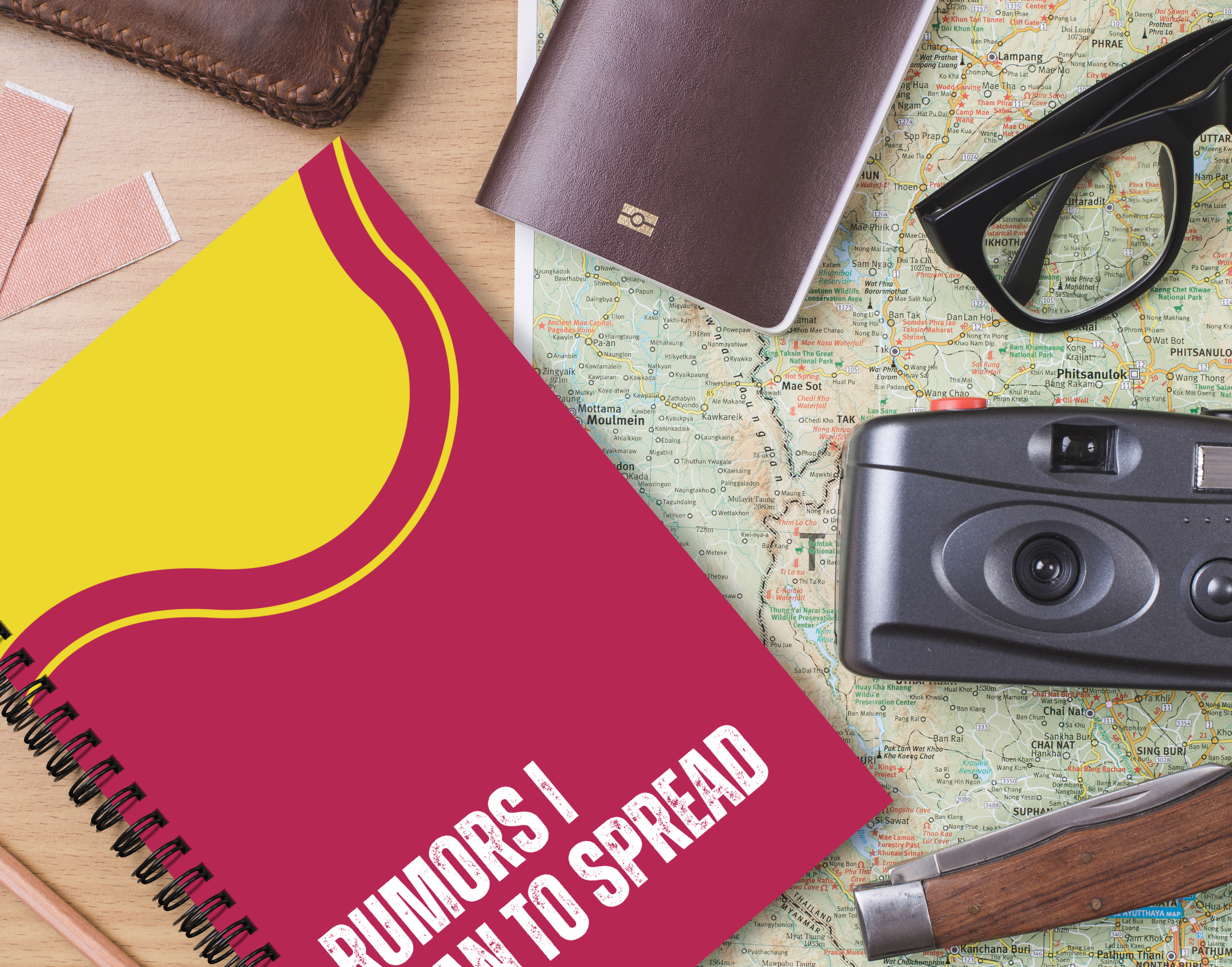 "RUMORS I PLAN TO SPREAD" Elegant & Inspiring Diary for Daily Reflection