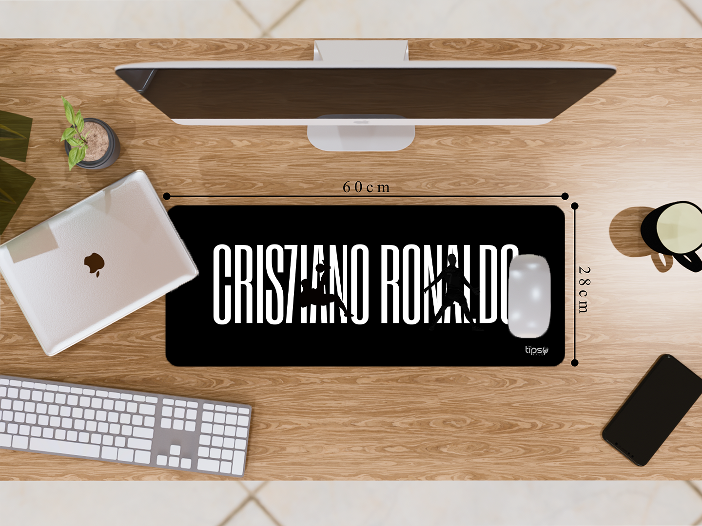 "Cristiano Ronaldo: The Legend" Gaming Mousepad Elevate Your Gaming Experience