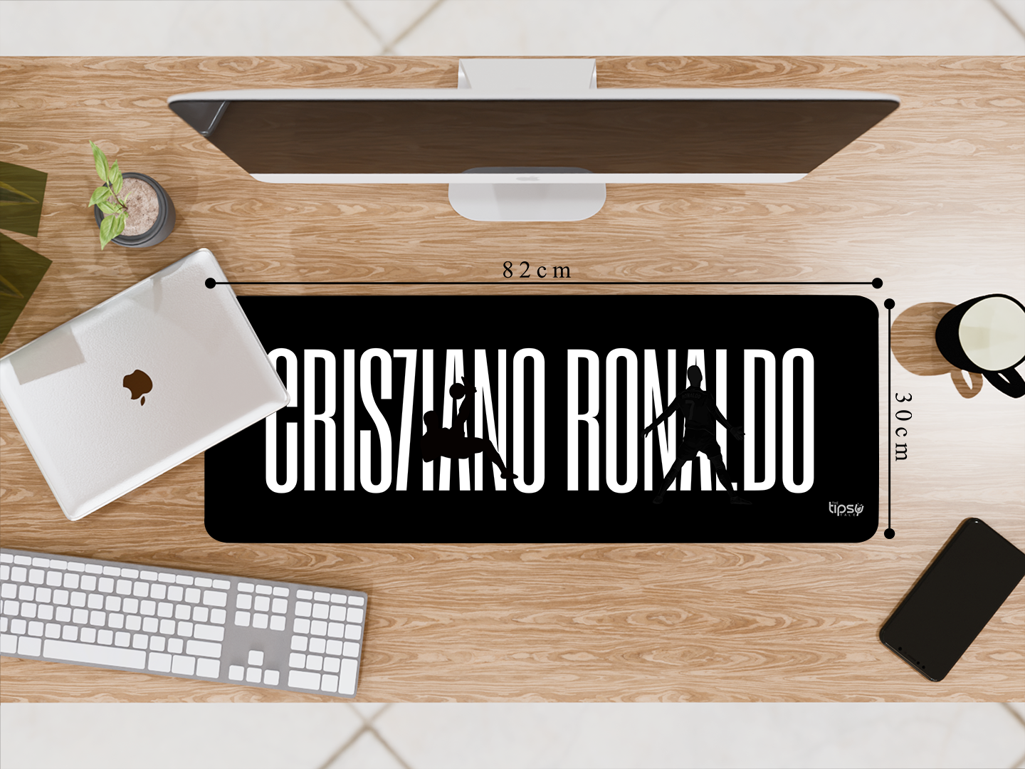 "Cristiano Ronaldo: The Legend" Gaming Mousepad Elevate Your Gaming Experience