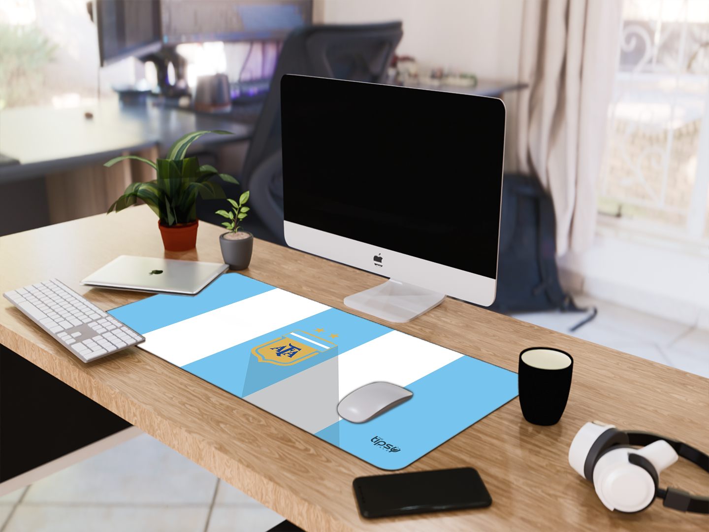 "Argentina Football Association" Gaming Mousepad Elevate Your Gaming Experience