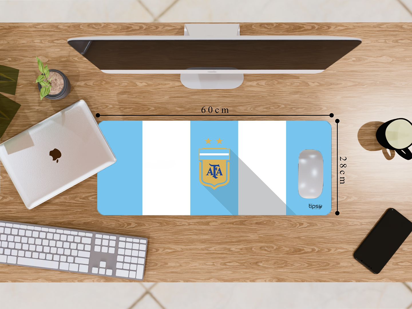 "Argentina Football Association" Gaming Mousepad Elevate Your Gaming Experience